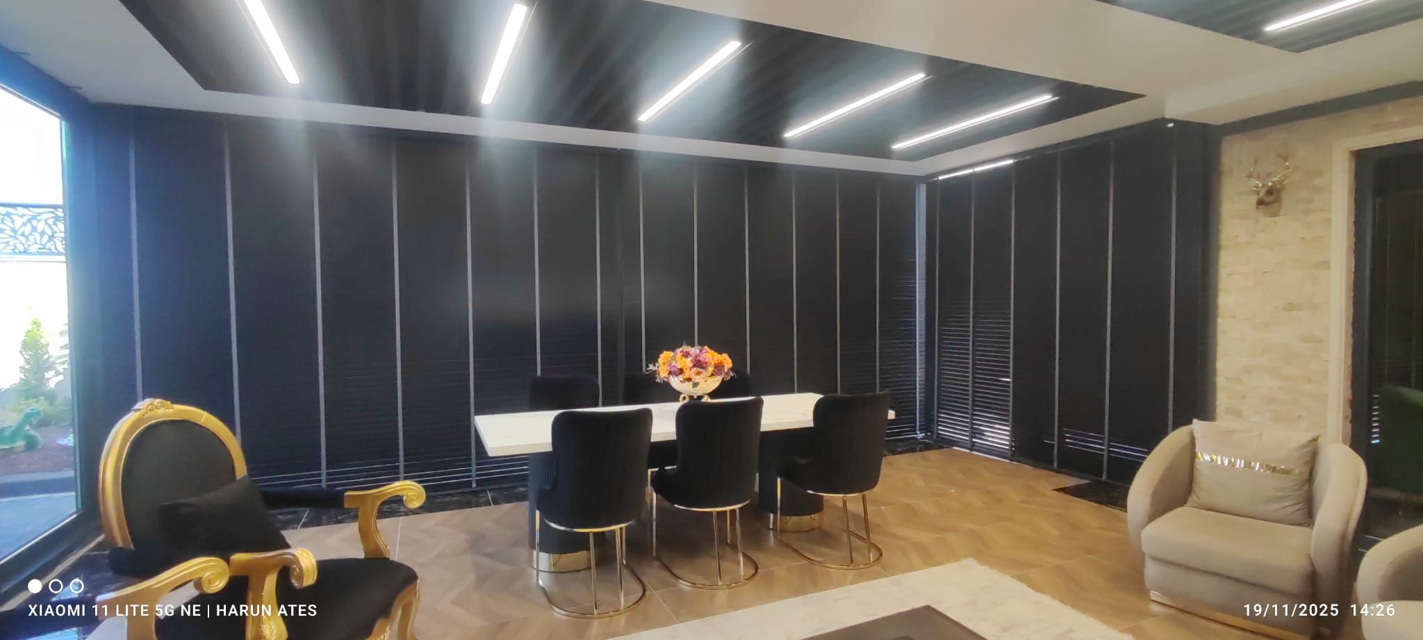 Panoramik manzara perde uygulaması